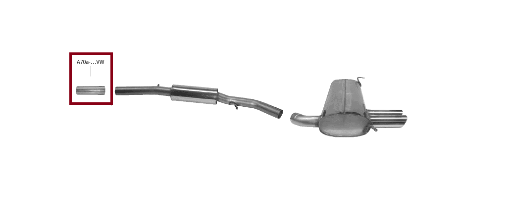 ROHRVERBINDER Ø 70MM / Ø 65.5MM