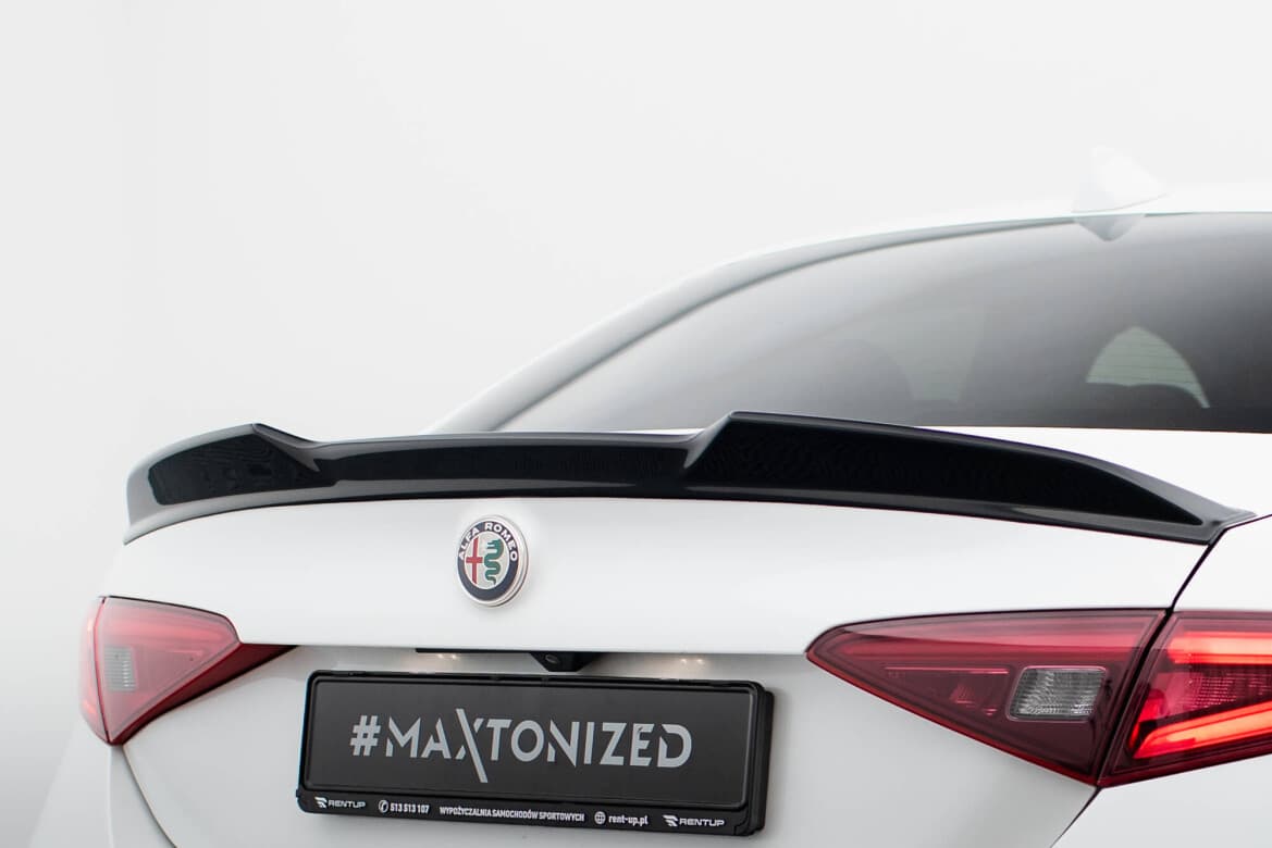 ALFA ROMEO GIULIA QUADRIFOGLIO - MAXTON DESIGN 3D HECK SPOILER KOFFERRAUMSPOILER LIPPE – Bild 2
