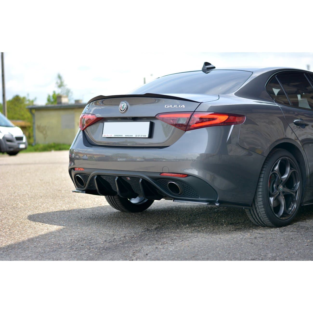 ALFA ROMEO GIULIA - MAXTON DESIGN HECK SPOILER KOFFERRAUMSPOILER LIPPE – Bild 2