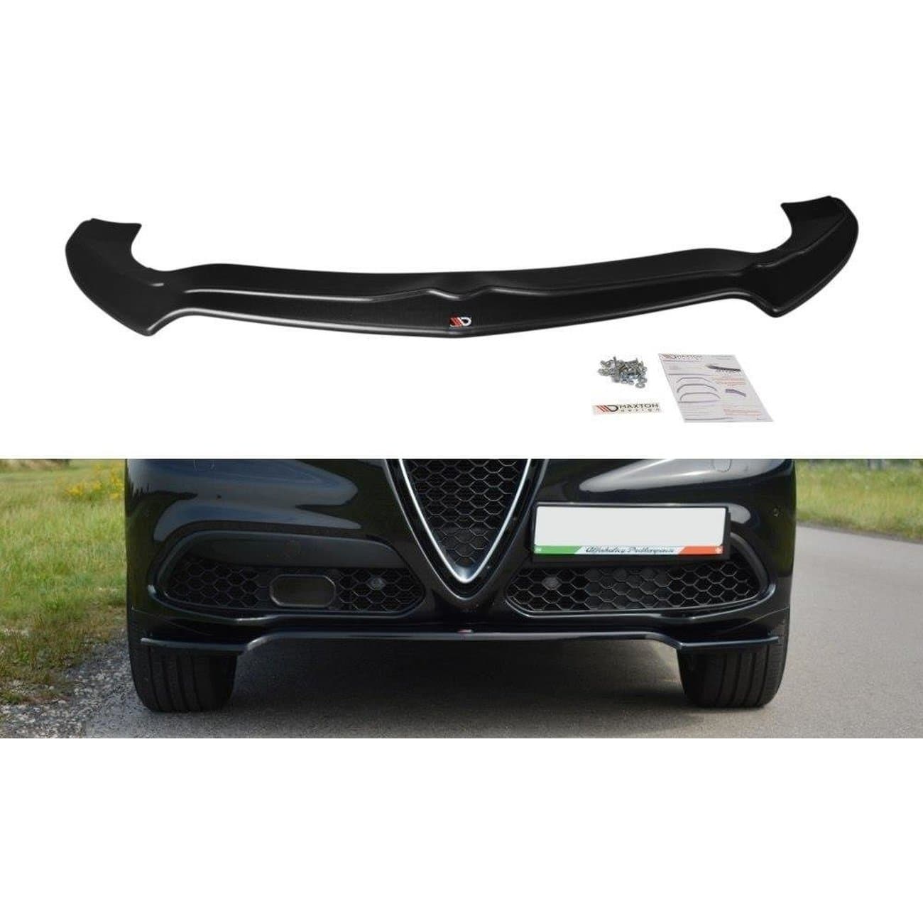ALFA ROMEO STELVIO - MAXTON DESIGN FRONTSPOILER | FRONTLIPPE V.1 – Maxton Design