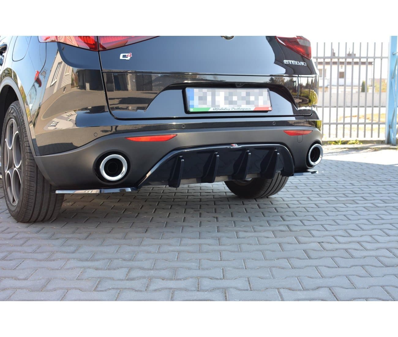 ALFA ROMEO STELVIO - MAXTON DESIGN HECK DIFFUSOR ANSATZ – Bild 2