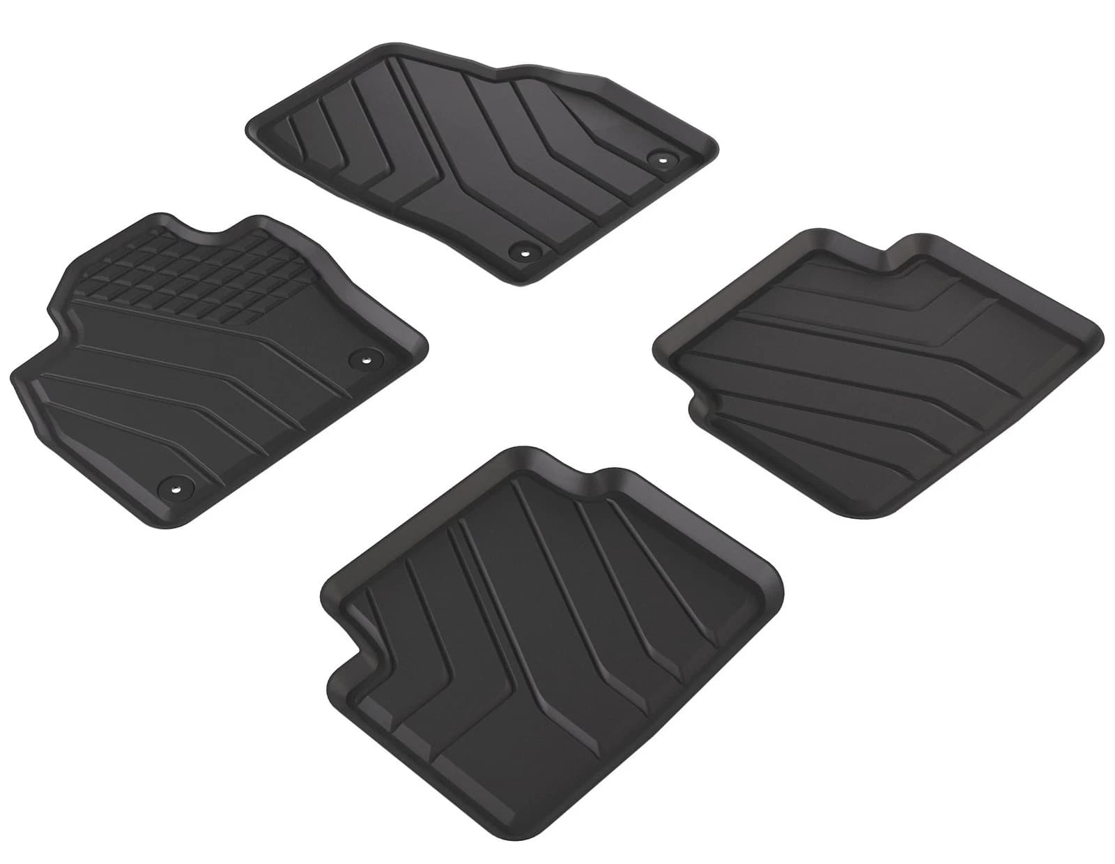 SKODA SCALA - 4ER SET ALLWETTER GUMMI FUSSMATTEN – Bild 2