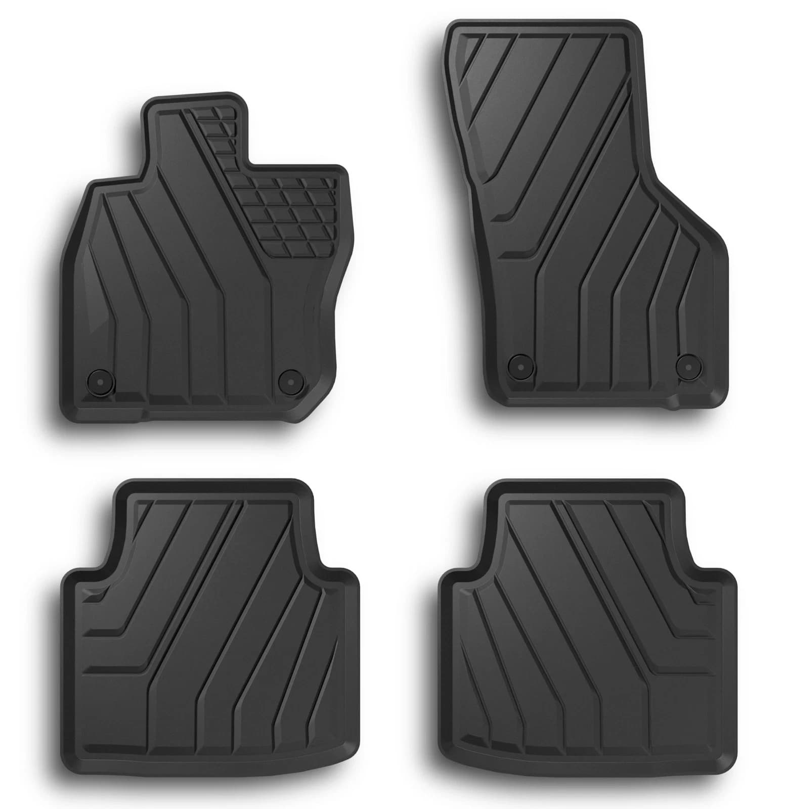 VW GOLF 8 - 4ER SET ALLWETTER GUMMI FUSSMATTEN