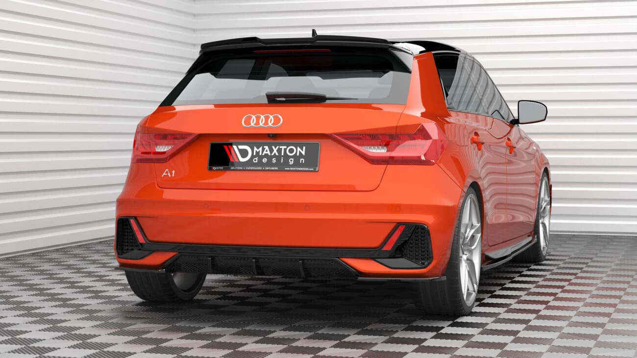 AUDI A1 - MAXTON DESIGN SIDE DIFFUSOR FLAPS HECKANSATZ – Bild 2