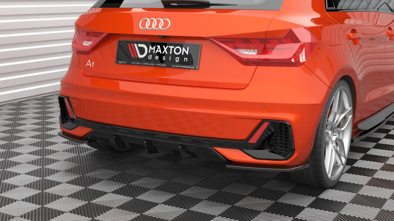 AUDI A1 - MAXTON DESIGN SIDE DIFFUSOR FLAPS HECKANSATZ – Bild 3