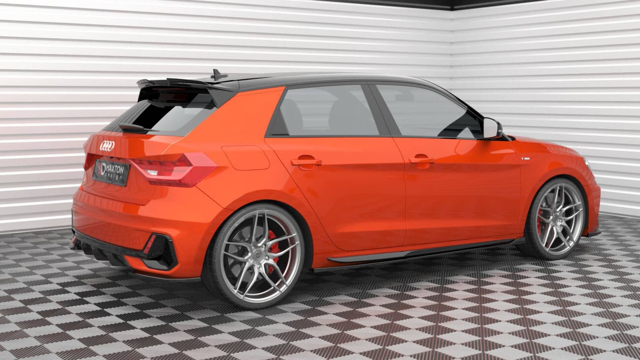 AUDI A1 - MAXTON DESIGN SIDE DIFFUSOR FLAPS HECKANSATZ – Bild 4