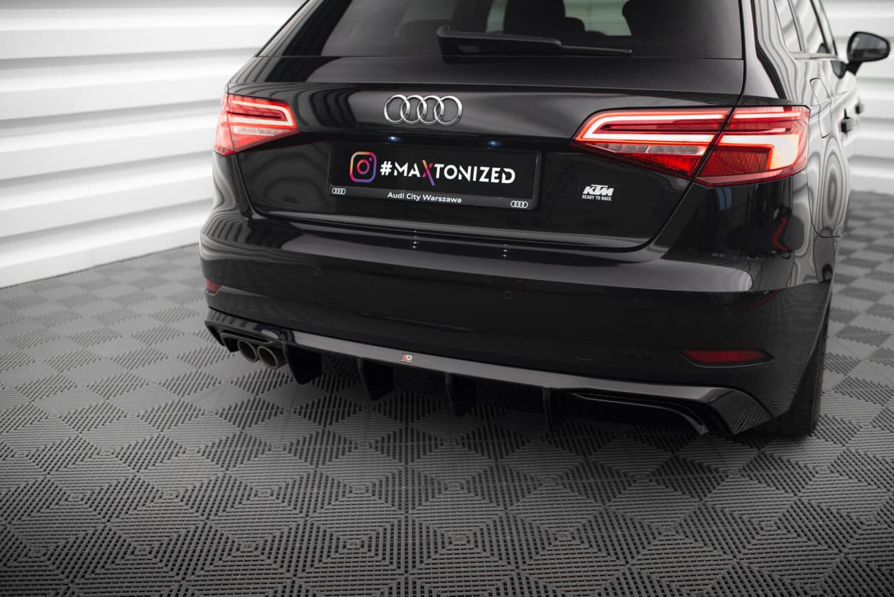AUDI A3 FACELIFT - MAXTON DESIGN HECK DIFFUSOR OO-- – Bild 2