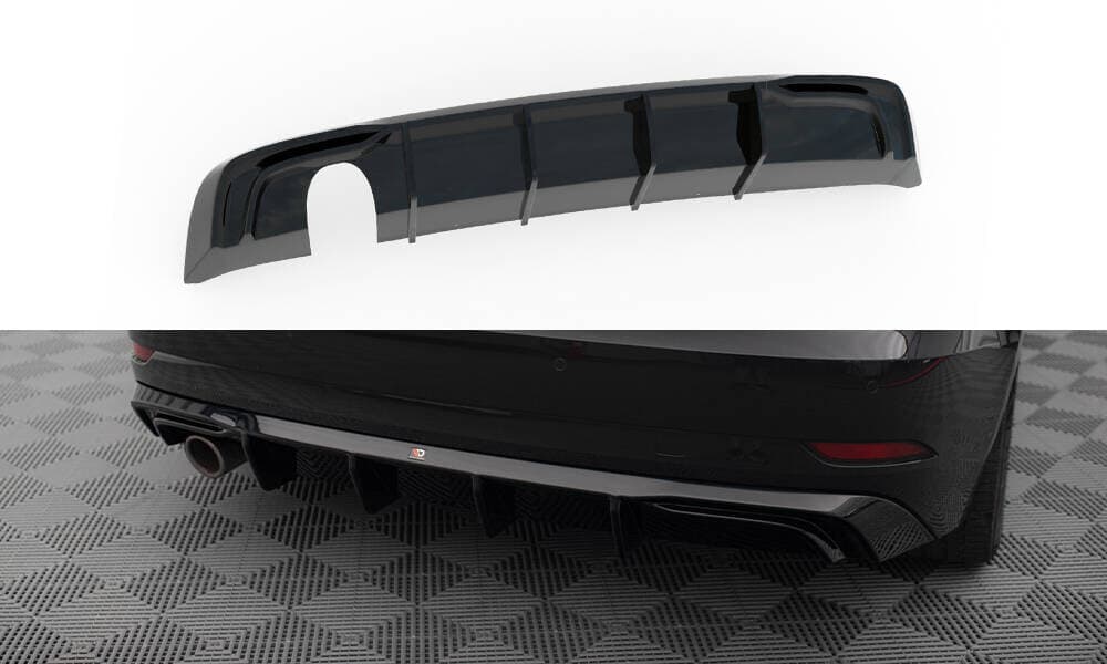 AUDI A3 FACELIFT - MAXTON DESIGN HECK DIFFUSOR O---