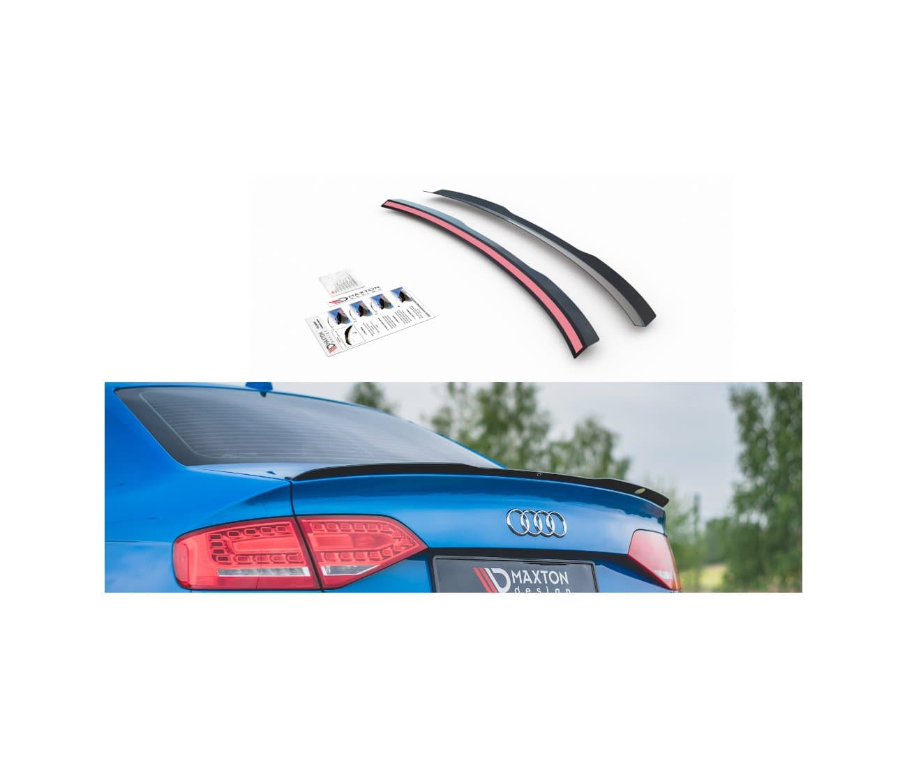 AUDI A4 - MAXTON DESIGN KOFFERRAUM HECKLIPPE SPOILER