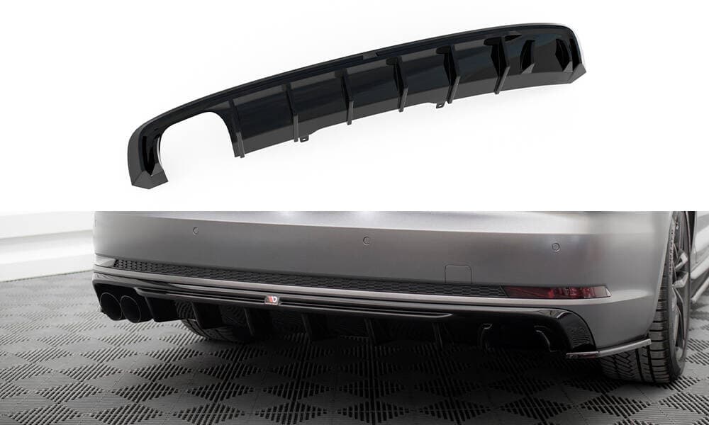 AUDI A4 S-LINE - MAXTON DESIGN HECK DIFFUSOR OO--
