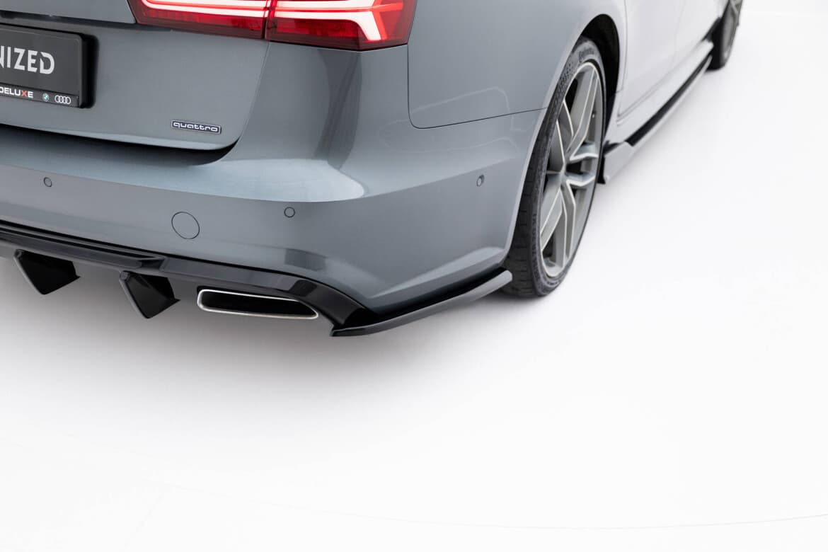 AUDI S6 FACELIFT - MAXTON DESIGN HECK ANSATZ SIDE FLAPS DIFFUSOR – Bild 2
