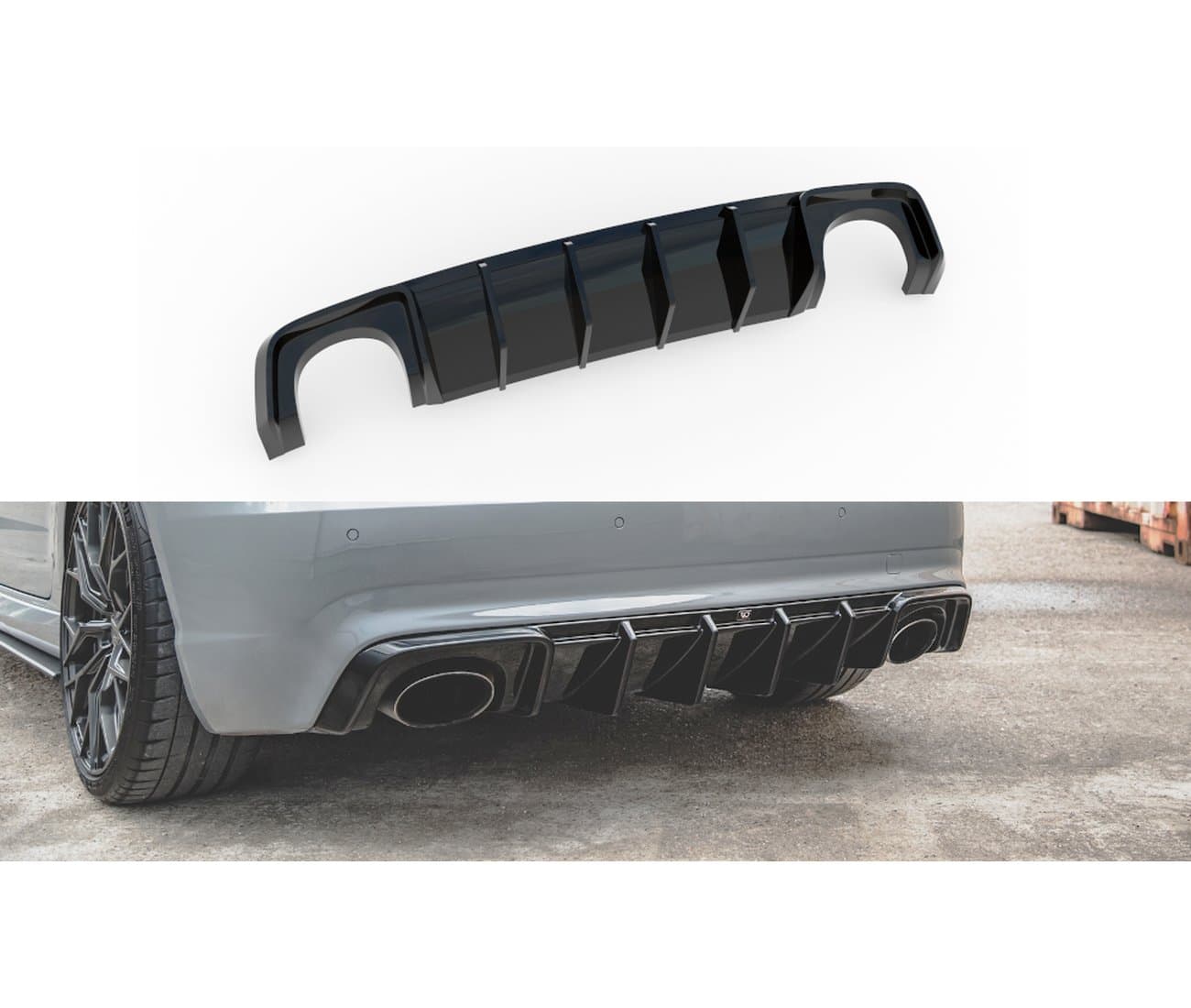 AUDI RS3 - MAXTON DESIGN HECK DIFFUSOR