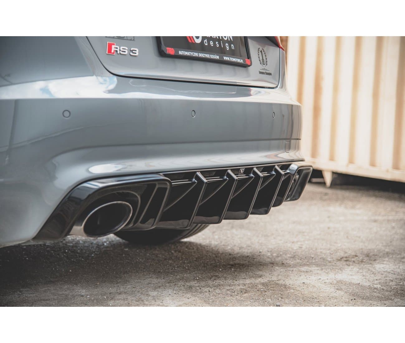 AUDI RS3 - MAXTON DESIGN HECK DIFFUSOR – Bild 5