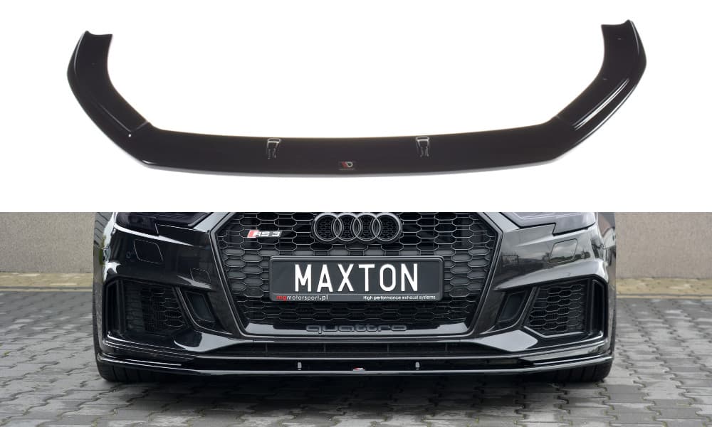 AUDI RS3 2017+ - MAXTON DESIGN FRONTSPOILER | FRONTLIPPE V.1 (DTC)