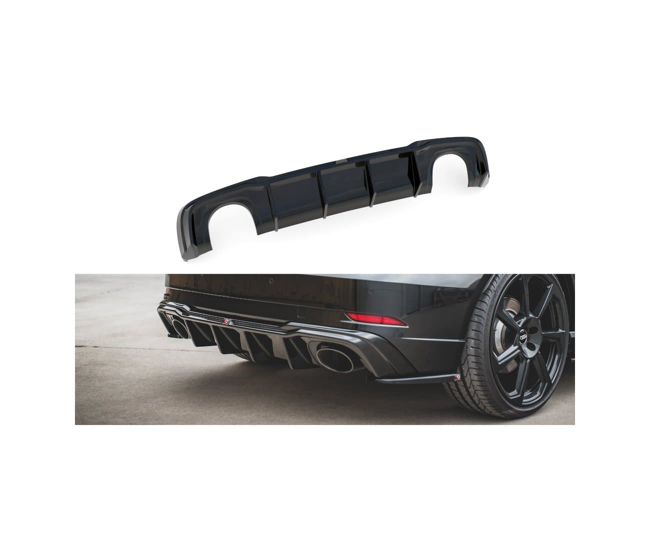 AUDI RS3 2017+ - MAXTON DESIGN HECK DIFFUSOR