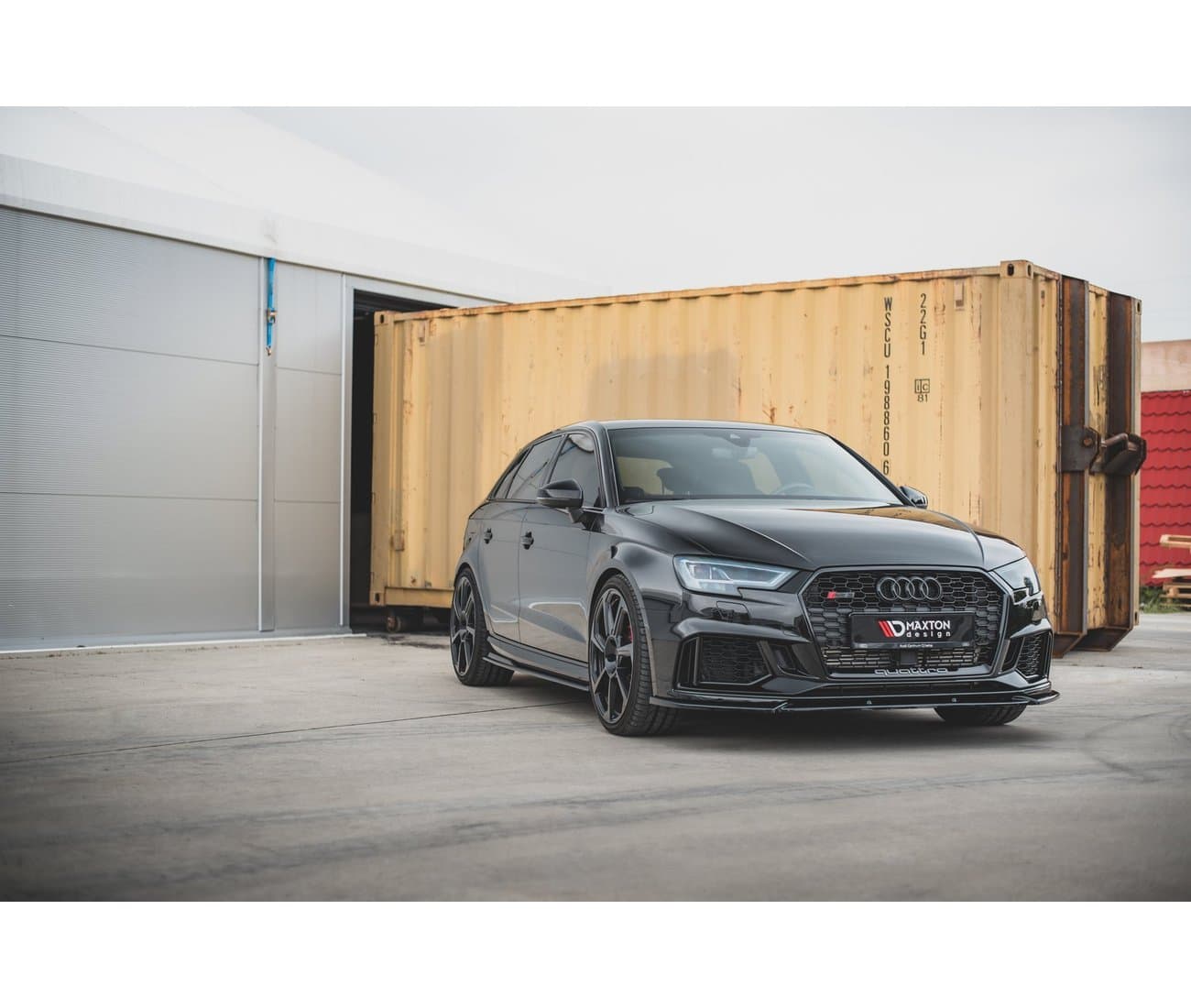 AUDI RS3 2017+ - MAXTON DESIGN SEITENSCHWELLER ANSATZ CUP LEISTEN V.2 – Bild 2