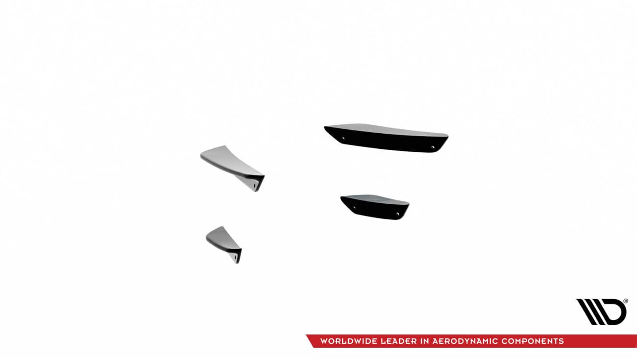 AUDI RS3 - MAXTON DESIGN CANARDS WINGS FLAPS FRONTSTOSSSTANGE 4-TEILIG (DTC) – Bild 5