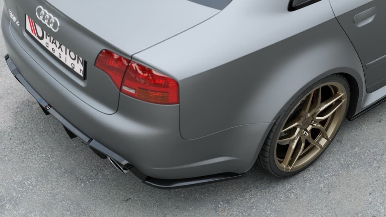 AUDI RS4 - MAXTON DESIGN HECK SEITEN SIDE FLAPS – Bild 2