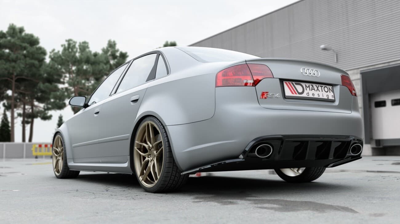 AUDI RS4 - MAXTON DESIGN HECK SEITEN SIDE FLAPS – Bild 3
