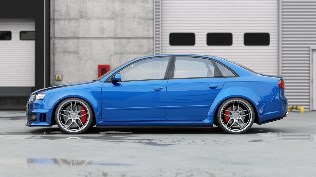 AUDI RS4 - MAXTON DESIGN SEITENSCHWELLER ANSATZ CUP LEISTEN – Bild 5