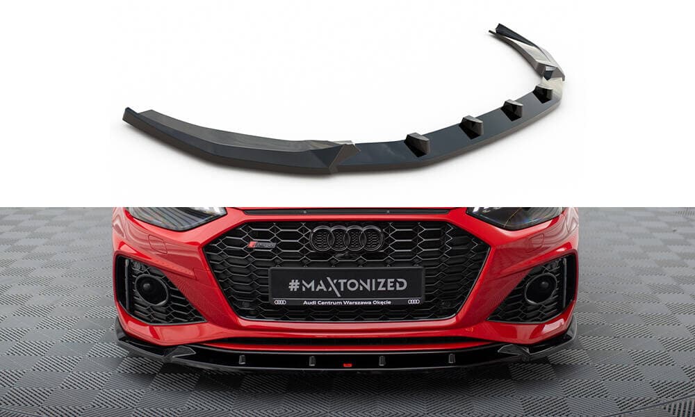 AUDI RS4 AVANT 2019+ - MAXTON DESIGN FRONTSPOILER | FRONTLIPPE V.2 (DTC)