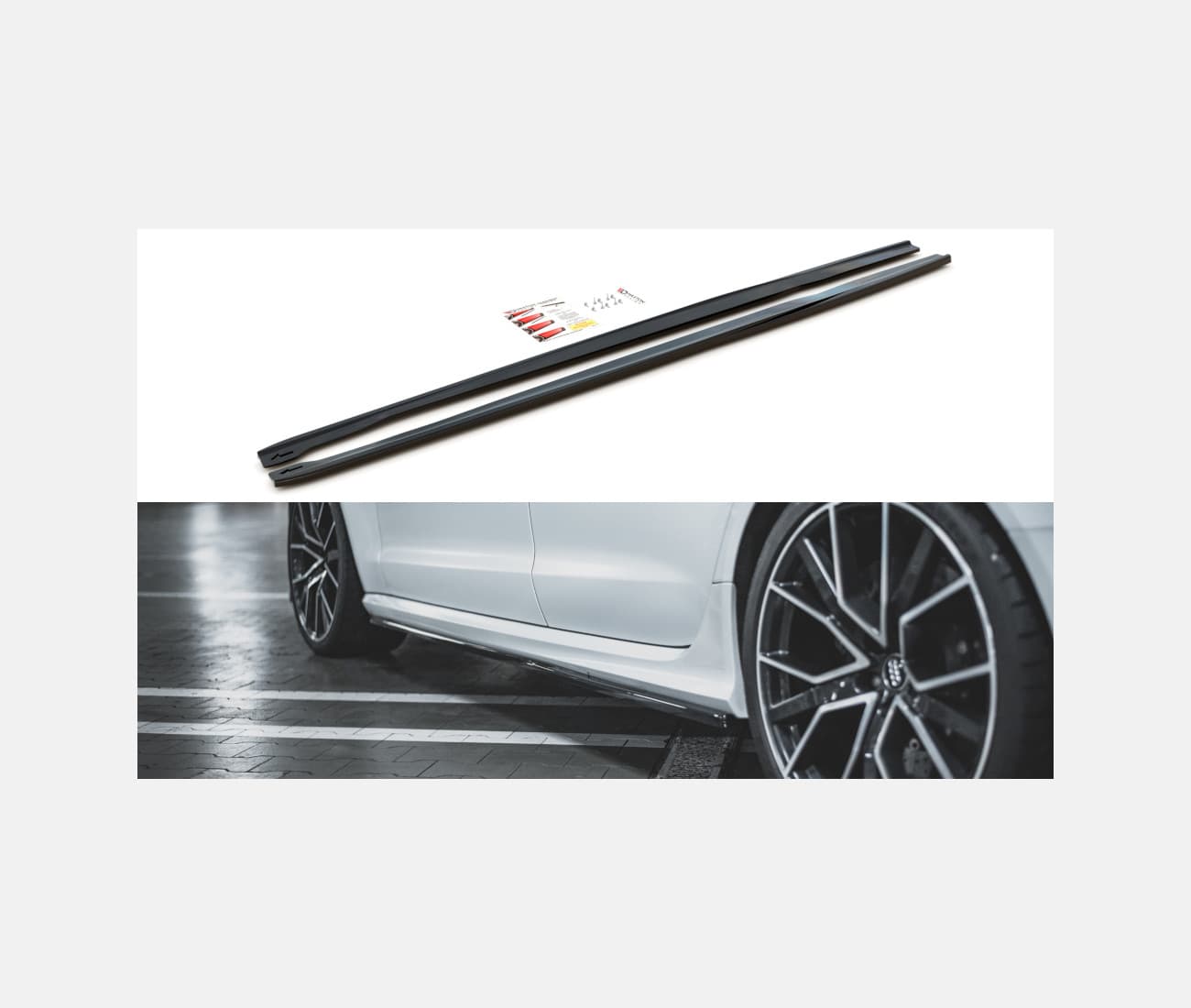 AUDI RS6 - MAXTON DESIGN CUP LEISTEN SEITENSCHWELLER ANSATZ RACING V.2