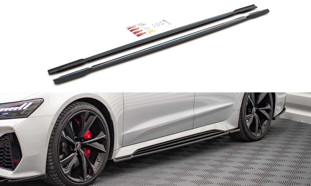 AUDI RS6 - MAXTON DESIGN SEITENSCHWELLER ANSATZ CUP LEISTEN V.1