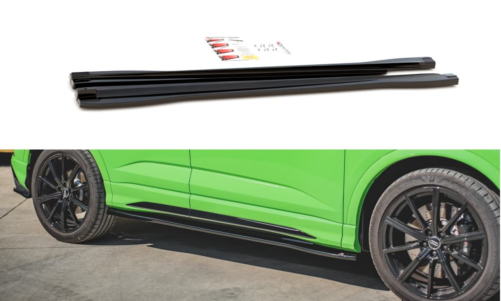 AUDI Q3 S-LINE - MAXTON DESIGN SEITENSCHWELLER ANSATZ CUP LEISTEN – Maxton Design