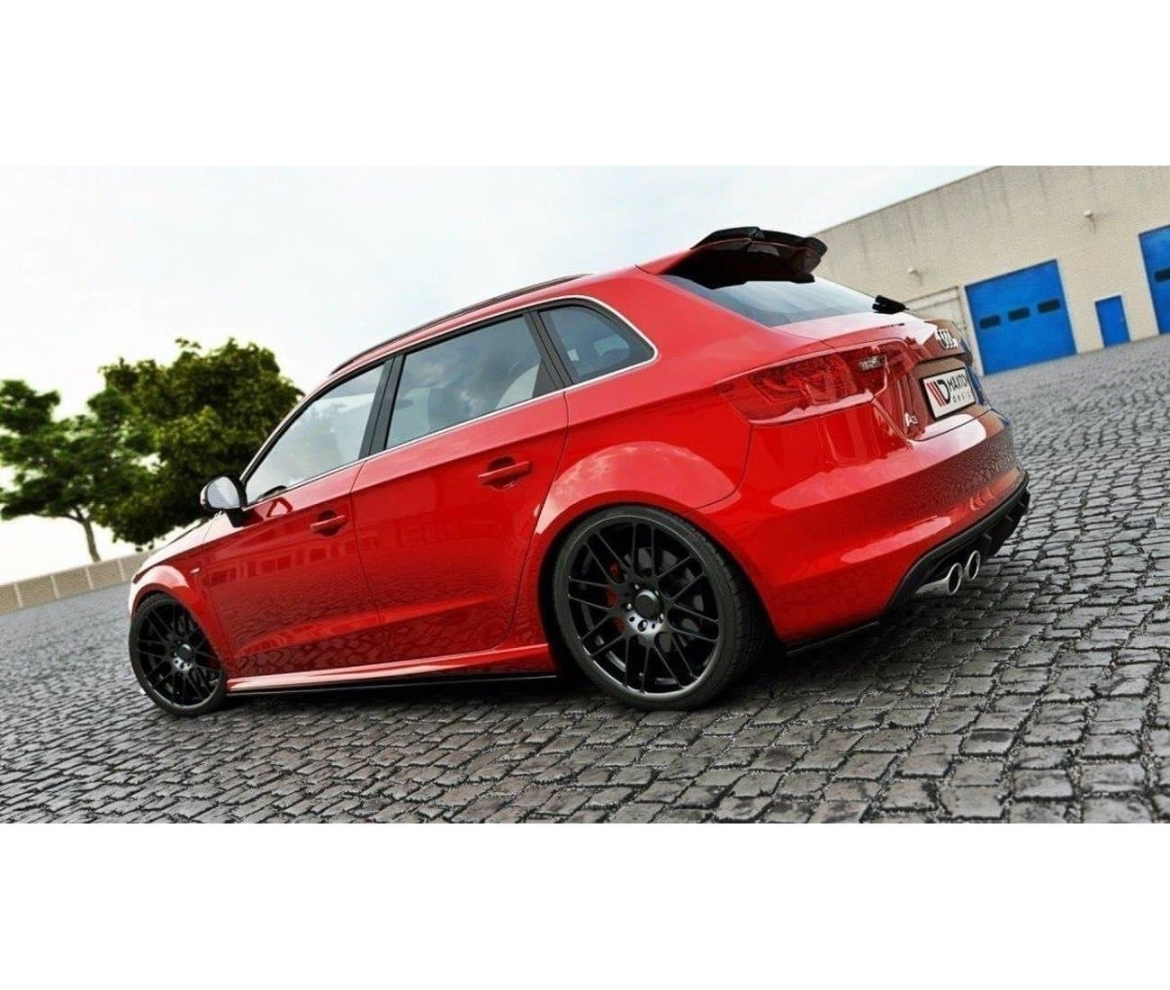 AUDI A3 - MAXTON DESIGN DACHSPOILER LIPPE ABRISSKANTE – Bild 2