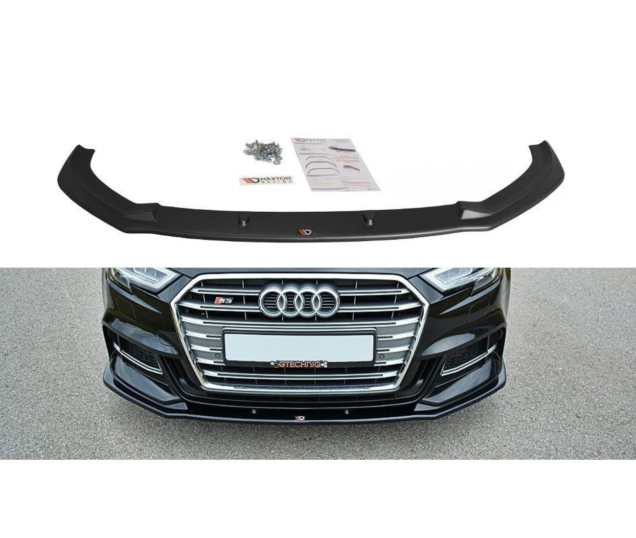 AUDI A3 FACELIFT - MAXTON DESIGN FRONTSPOILER FRONTLIPPE (DTC)