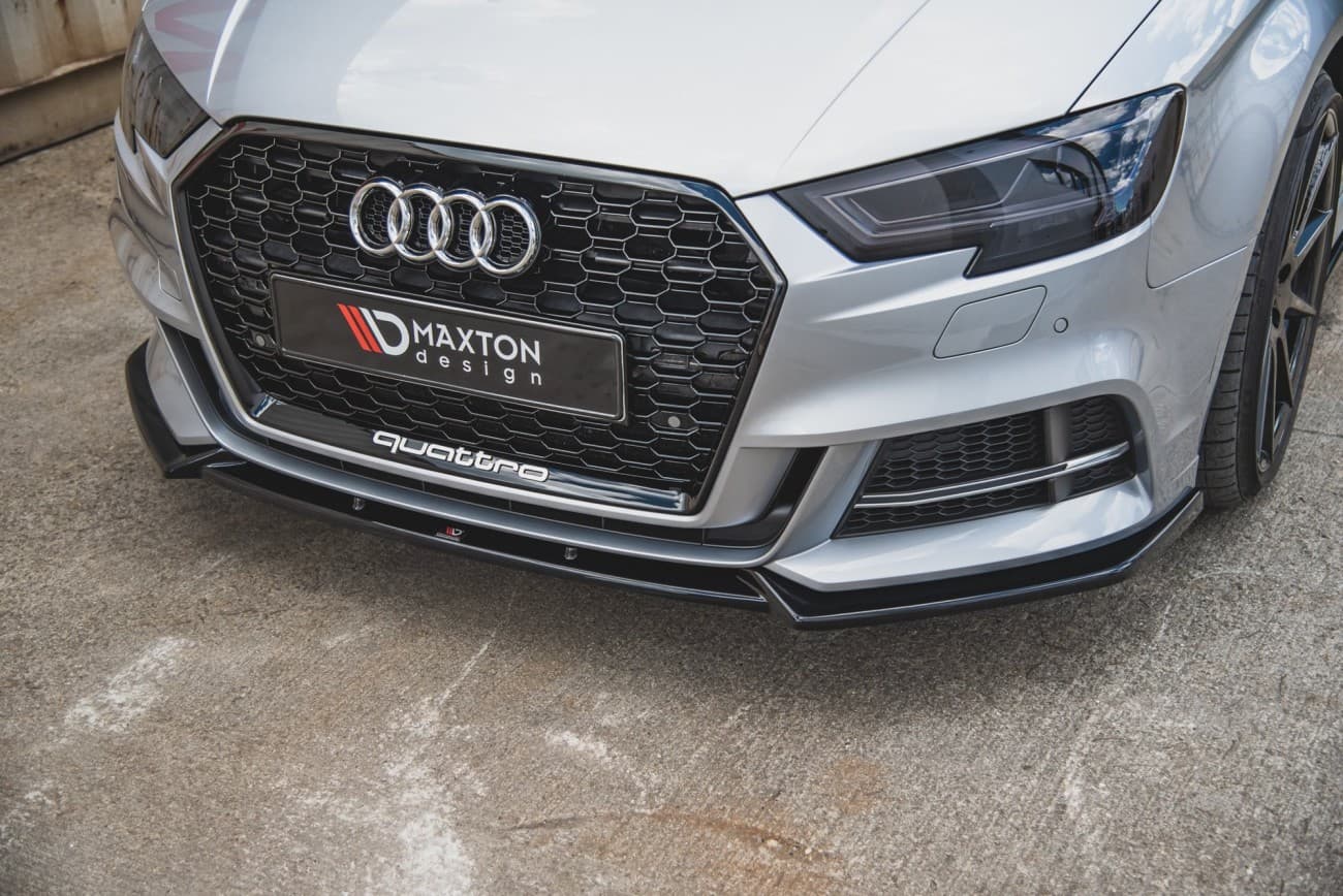 AUDI A3 FACELIFT - MAXTON DESIGN FRONTSPOILER FRONTLIPPE V.3 (DTC) – Bild 3