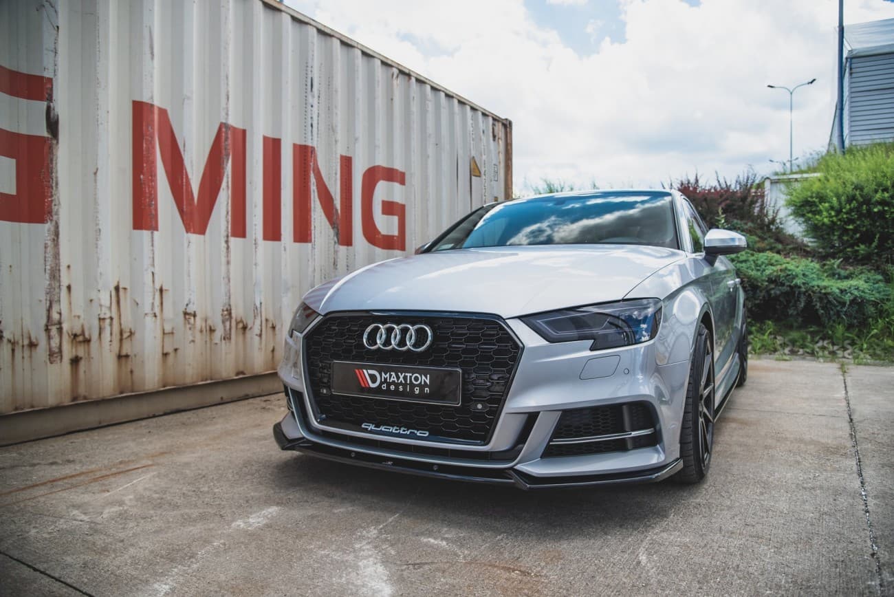 AUDI A3 FACELIFT - MAXTON DESIGN FRONTSPOILER FRONTLIPPE V.3 (DTC) – Bild 5