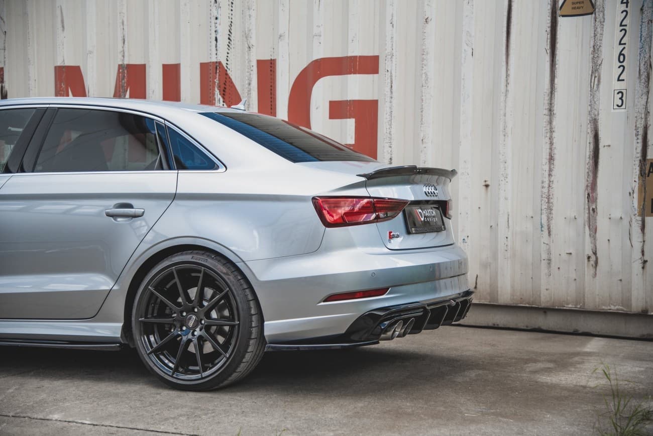 AUDI S3 FACELIFT - MAXTON DESIGN SIDE DIFFUSOR FLAPS HECKANSATZ – Bild 4