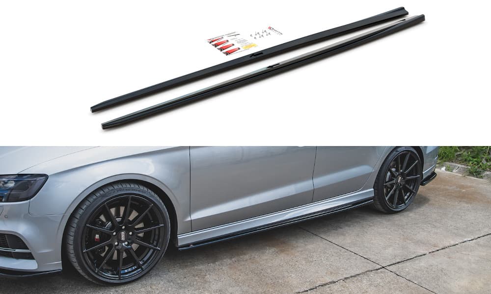 AUDI S3 FACELIFT - MAXTON DESIGN SEITENSCHWELLER ANSATZ