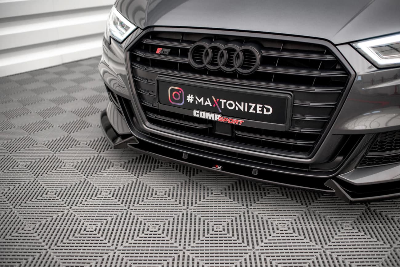 AUDI A3 FACELIFT - MAXTON DESIGN FRONTSPOILER FRONTLIPPE V.1 (DTC) – Bild 2