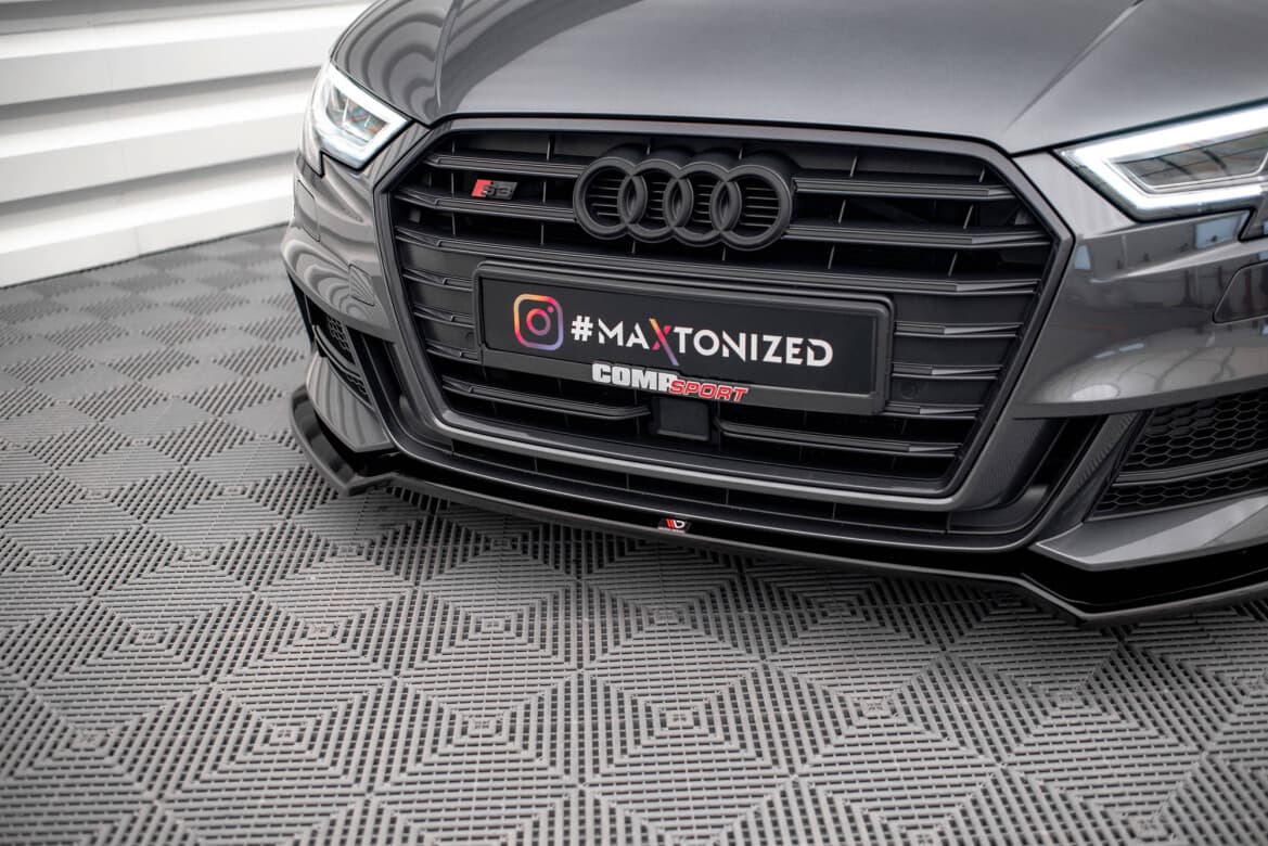AUDI A3 FACELIFT - MAXTON DESIGN FRONTSPOILER FRONTLIPPE V.2 (DTC) – Bild 2