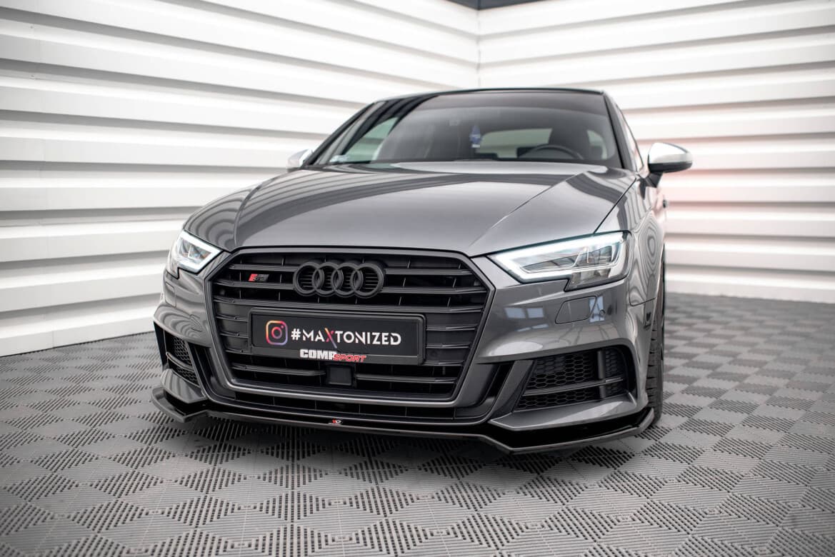 AUDI A3 FACELIFT - MAXTON DESIGN FRONTSPOILER FRONTLIPPE V.2 (DTC) – Bild 3