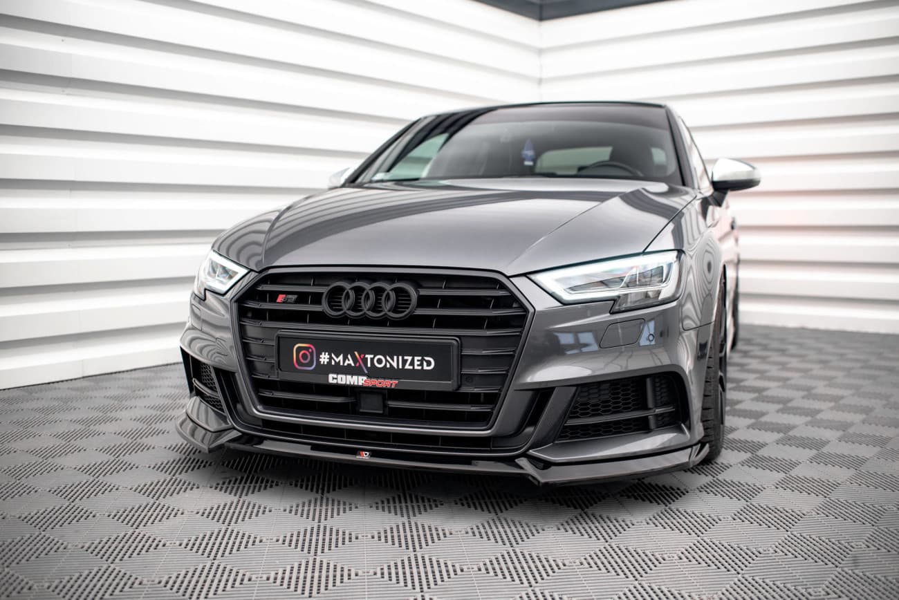 AUDI A3 FACELIFT - MAXTON DESIGN FRONTSPOILER FRONTLIPPE V.3 (DTC) – Bild 3