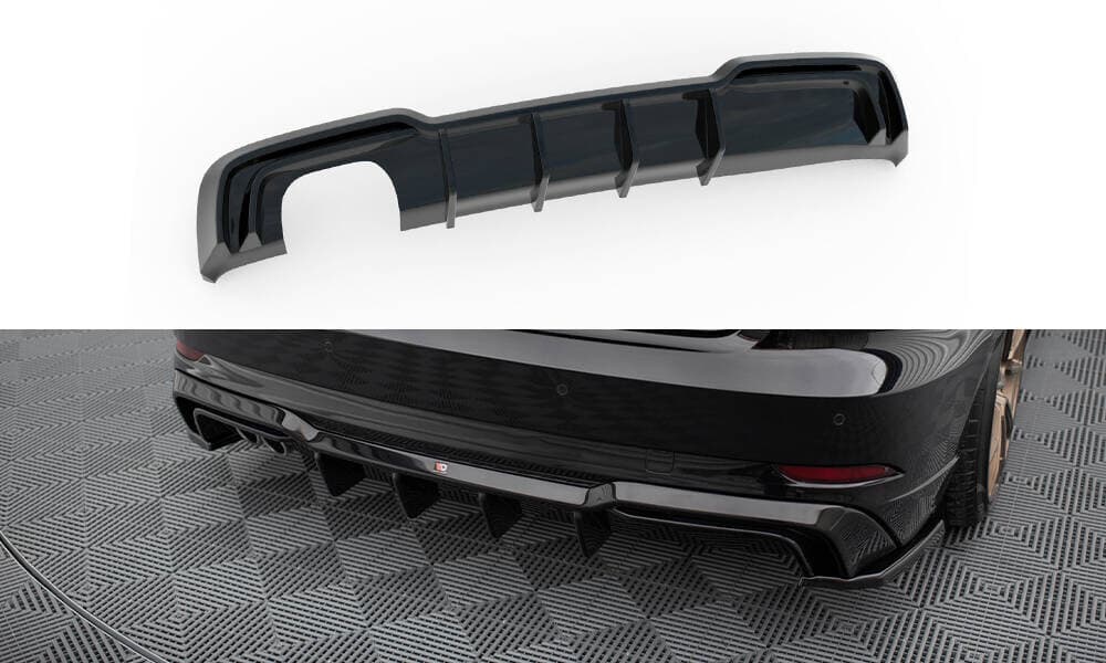 AUDI A3 FACELIFT - MAXTON DESIGN HECK DIFFUSOR OO--
