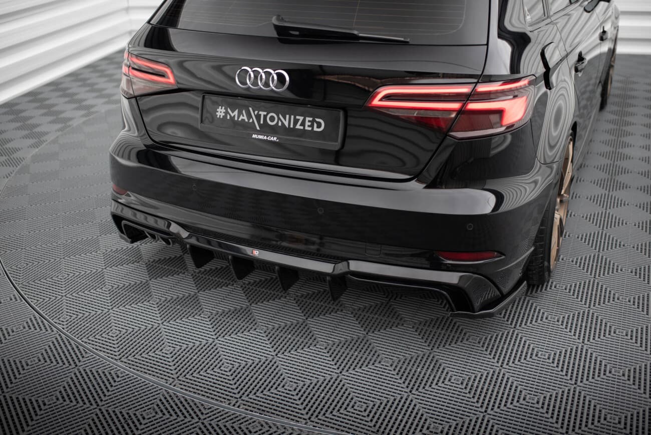 AUDI A3 FACELIFT - MAXTON DESIGN HECK DIFFUSOR OO-- – Bild 2
