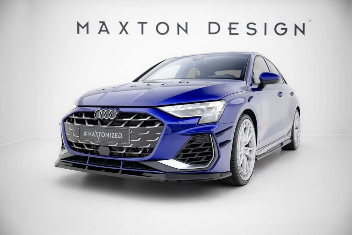 AUDI A3 LIMOUSINE S-LINE 2024+ - MAXTON DESIGN FRONTSPOILER | FRONTLIPPE V.1 (DTC) – Bild 3