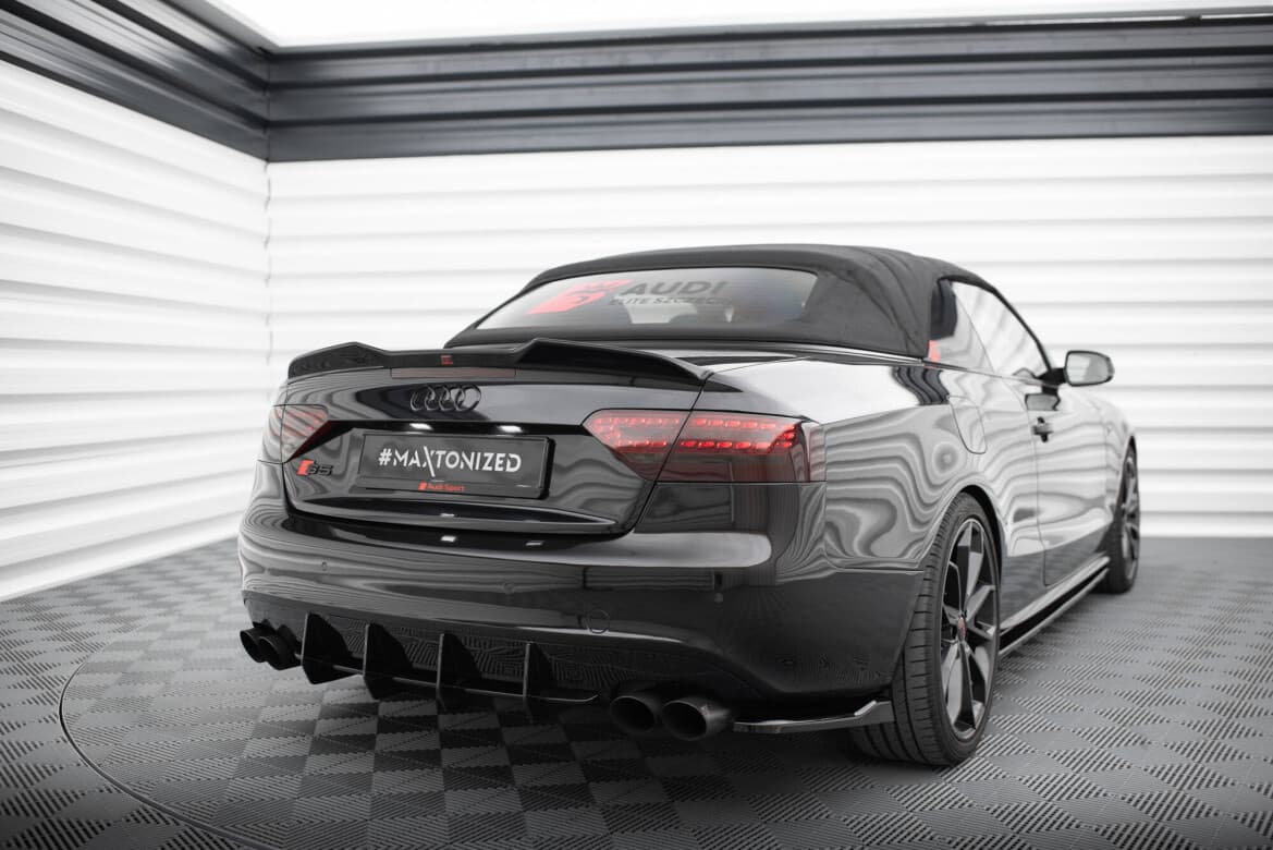 AUDI S5 CABRIO - MAXTON DESIGN 3D HECK SPOILER LIPPE ABRISSKANTE – Bild 3