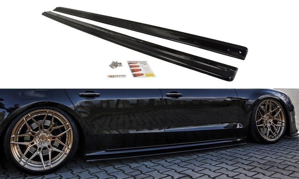 AUDI S8 FACELIFT - MAXTON DESIGN SEITENSCHWELLER ANSATZ CUP LEISTEN