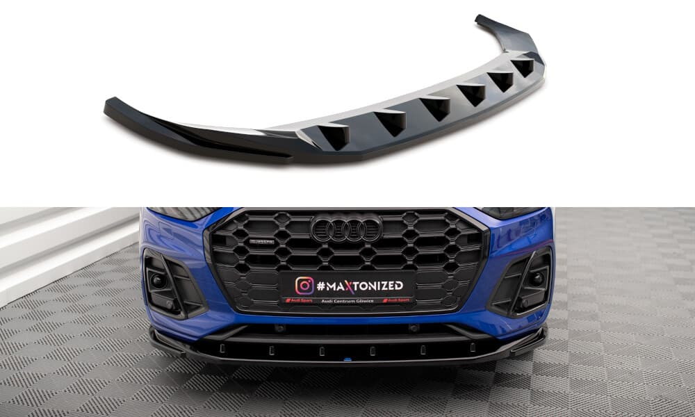 AUDI SQ5 2020+ - MAXTON DESIGN FRONTSPOILER LIPPE V.2 – Maxton Design