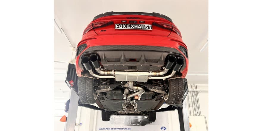 AUDI S3 LIMOUSINE - FOX DUPLEX SPORTAUSPUFF ANLAGE AB OPF Ø 76MM – Bild 5
