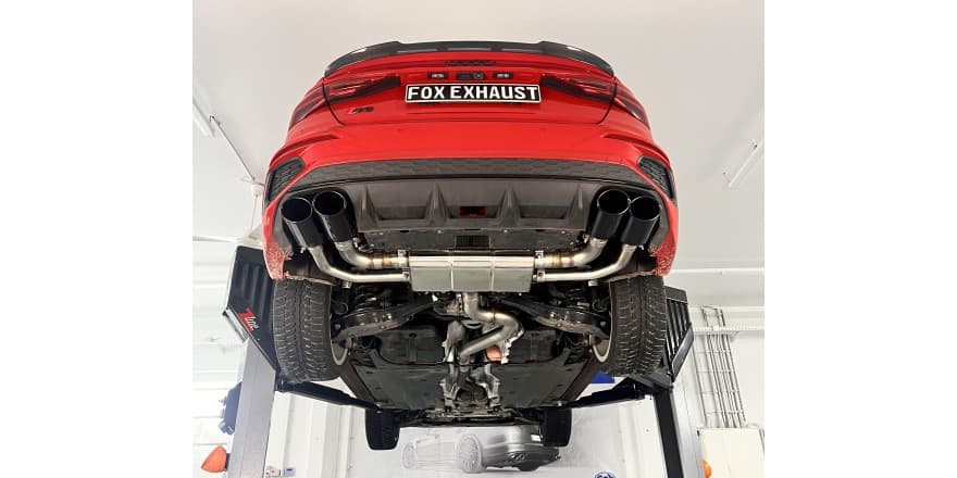 AUDI S3 LIMOUSINE - FOX DUPLEX SPORTAUSPUFF ANLAGE AB OPF Ø 76MM – Bild 3