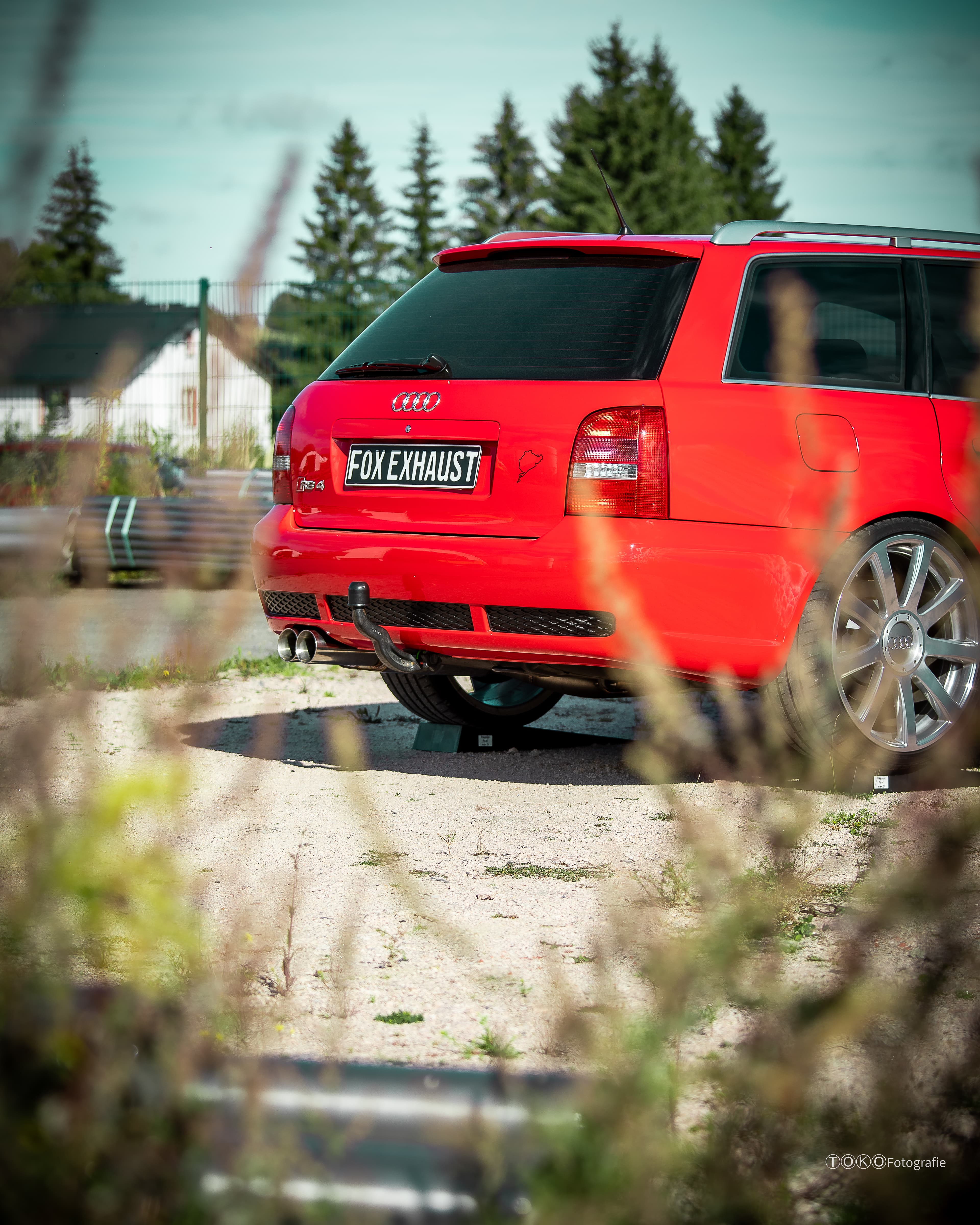 AUDI RS4 - FOX SPORTAUSPUFF ANLAGE AB KATALYSATOR Ø 90MM – Bild 3