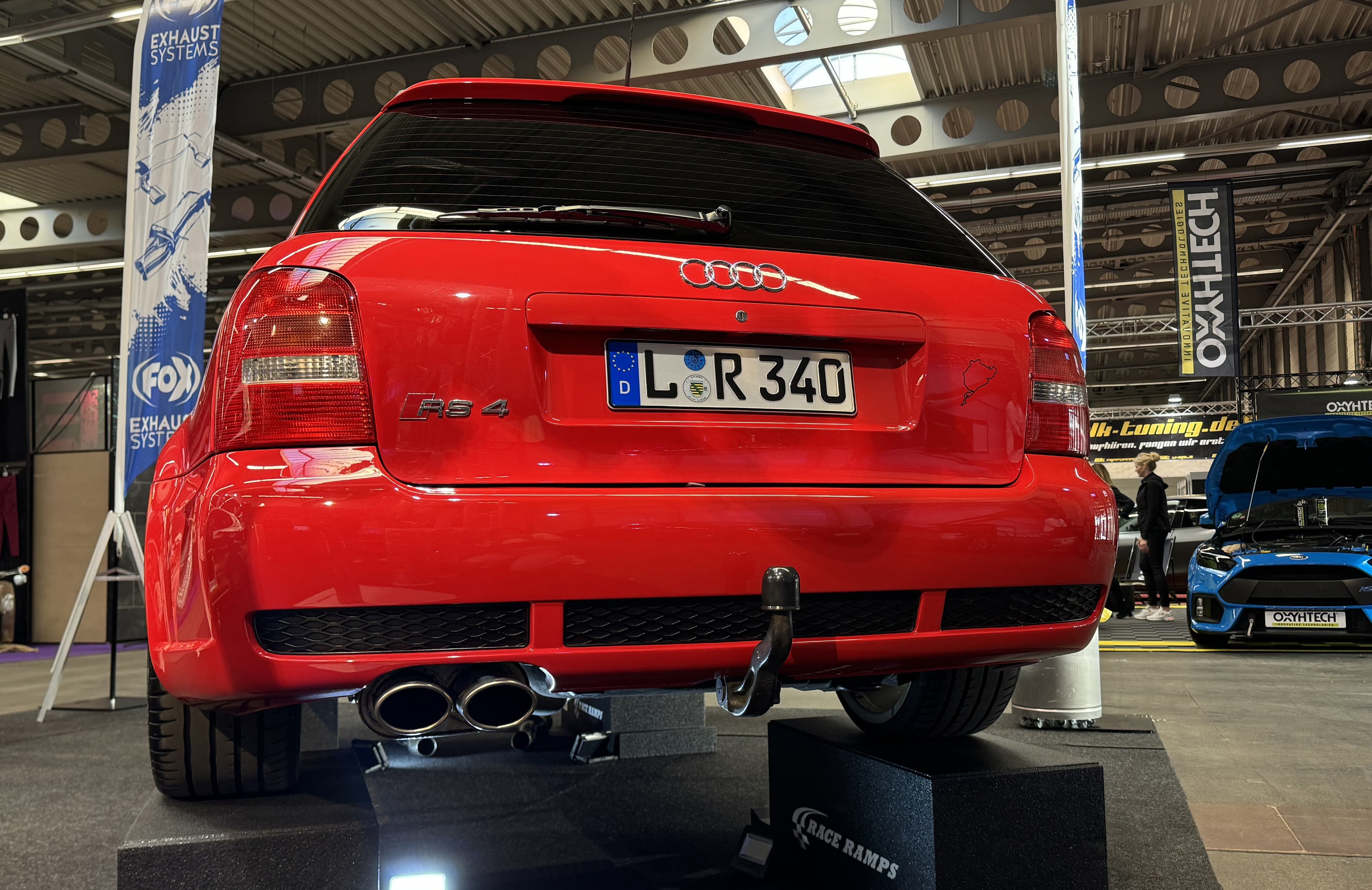 AUDI RS4 - FOX SPORTAUSPUFF ANLAGE AB KATALYSATOR Ø 90MM – Bild 2