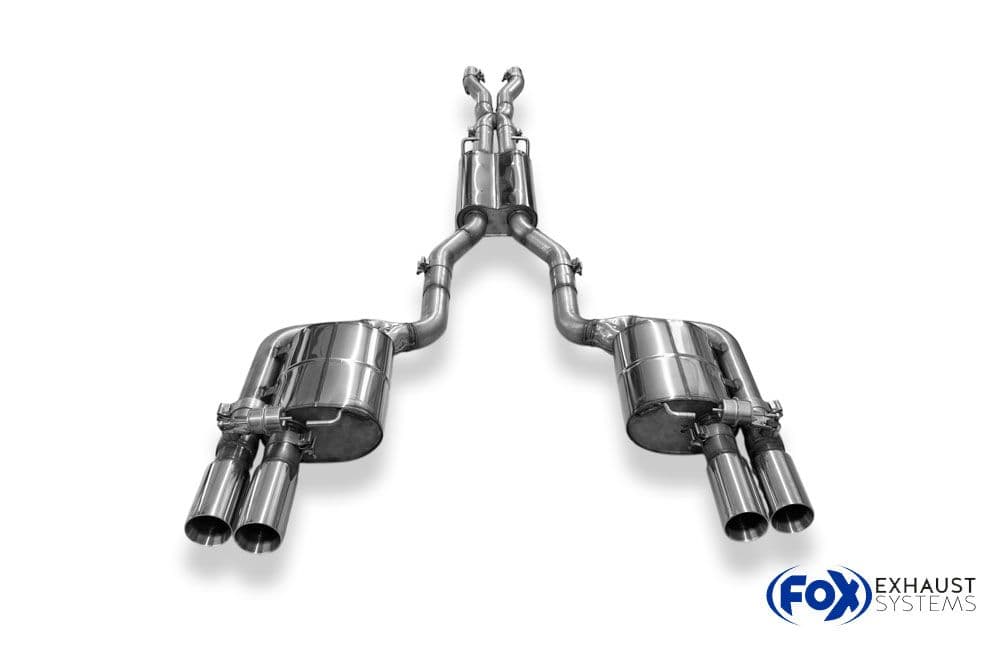 AUDI RS4 - FOX Ø 70MM DUPLEX SPORTAUSPUFF ANLAGE – Bild 2