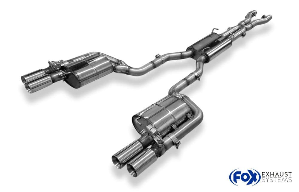AUDI RS4 - FOX Ø 70MM DUPLEX SPORTAUSPUFF ANLAGE – Bild 3